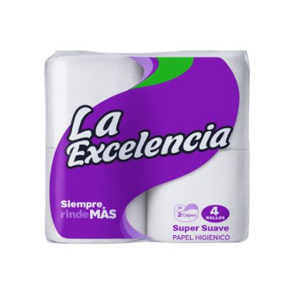 Imagen de Papel Sanitario La Excelencia (4 U)