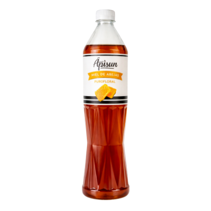 Imagen de Miel de abejas polifloral 100% natural Apisun (1.43 kg / 3.15 lb)